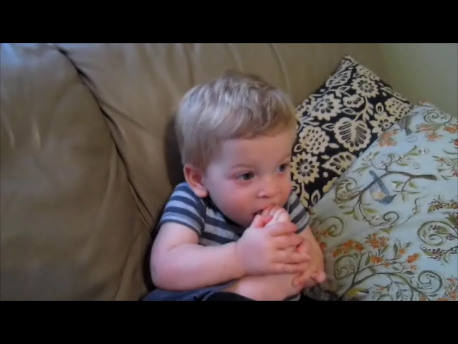 Ezra Eating His Toes